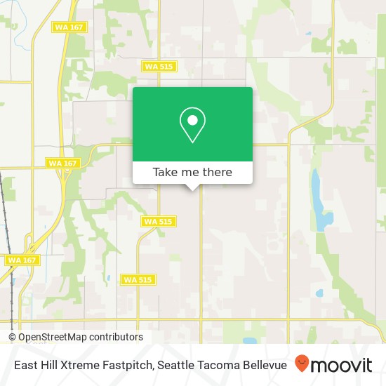 East Hill Xtreme Fastpitch map