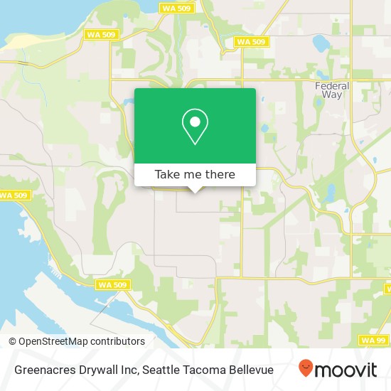 Greenacres Drywall Inc map