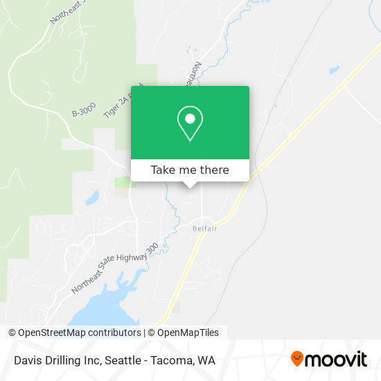 Davis Drilling Inc map