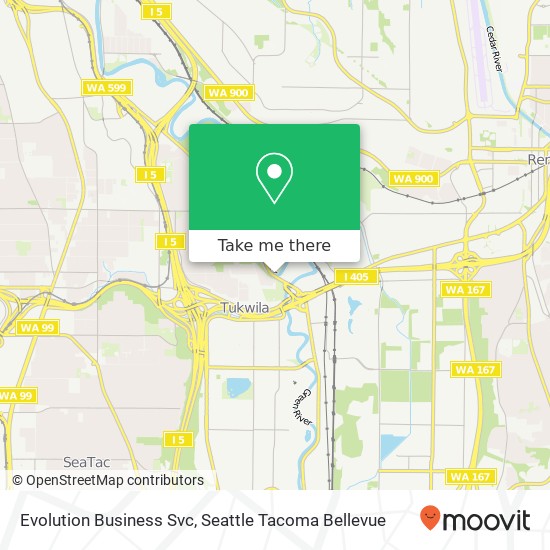 Evolution Business Svc map