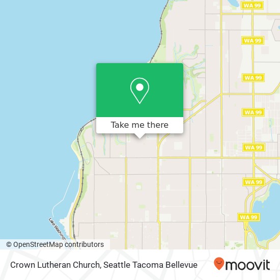 Mapa de Crown Lutheran Church