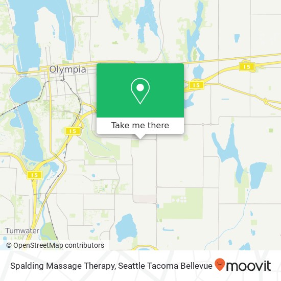 Spalding Massage Therapy map