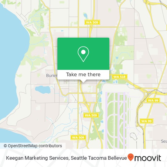 Keegan Marketing Services map