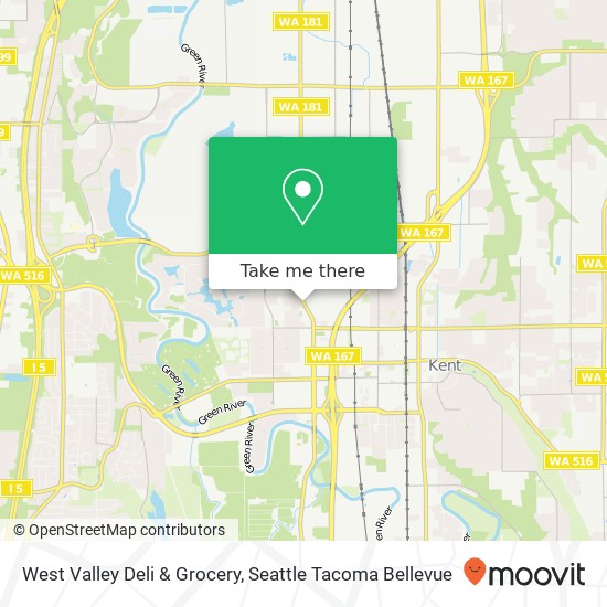 Mapa de West Valley Deli & Grocery