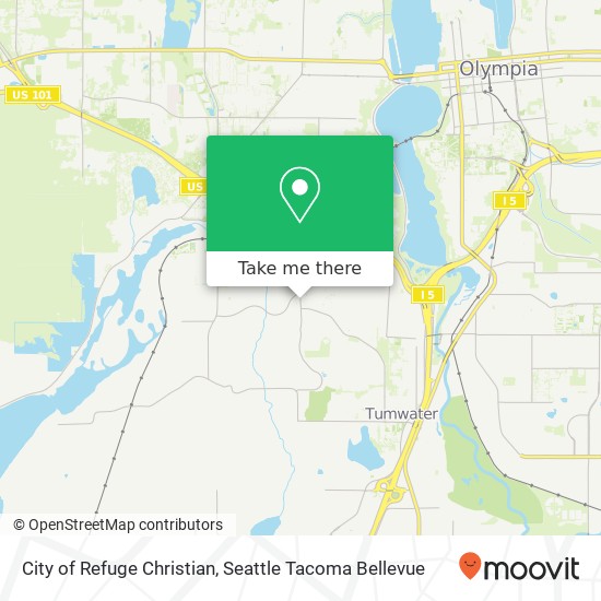 City of Refuge Christian map