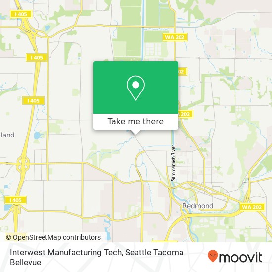 Interwest Manufacturing Tech map