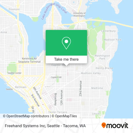 Mapa de Freehand Systems Inc