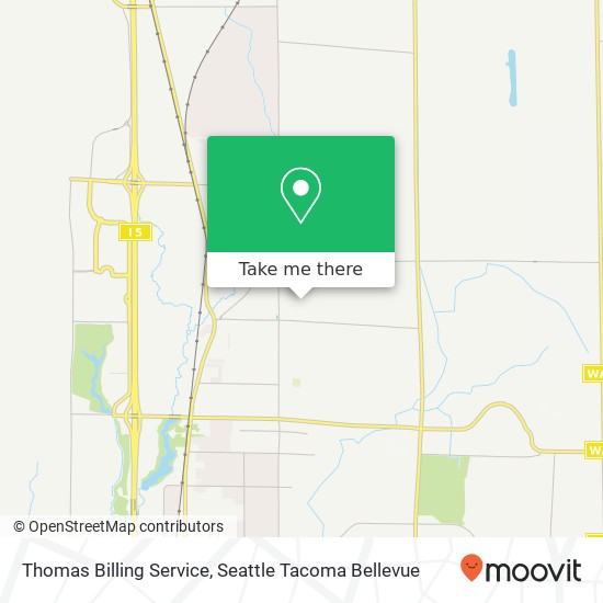 Thomas Billing Service map