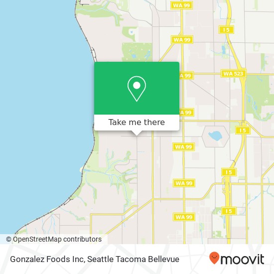 Gonzalez Foods Inc map