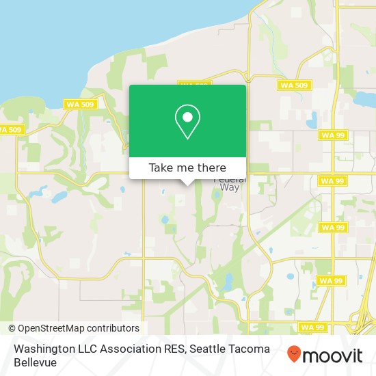 Mapa de Washington LLC Association RES