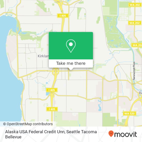 Mapa de Alaska USA Federal Credit Unn