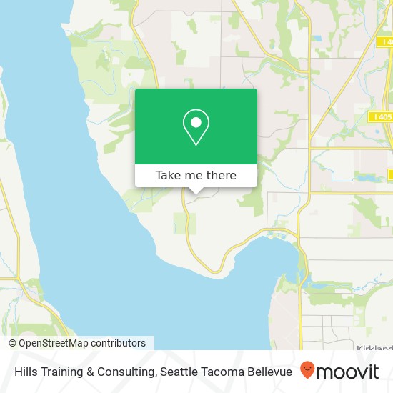 Hills Training & Consulting map