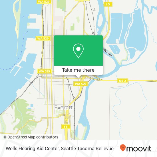 Mapa de Wells Hearing Aid Center