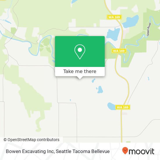 Mapa de Bowen Excavating Inc