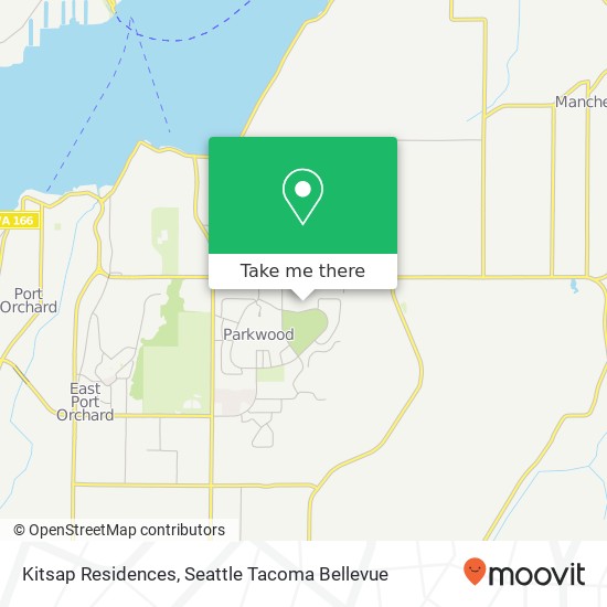 Kitsap Residences map