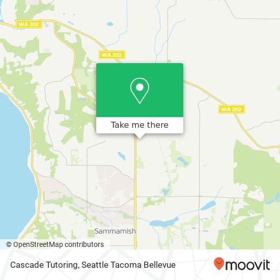 Cascade Tutoring map
