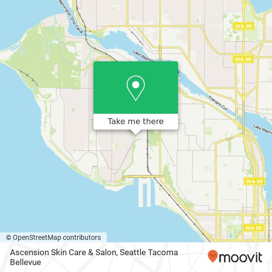 Mapa de Ascension Skin Care & Salon