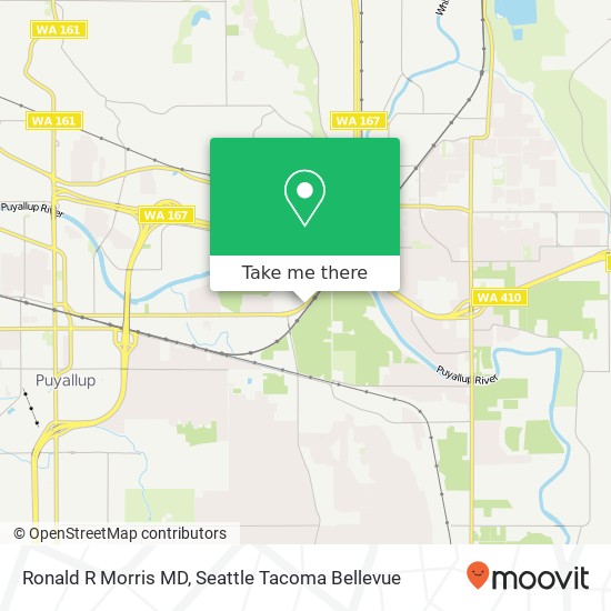 Ronald R Morris MD map