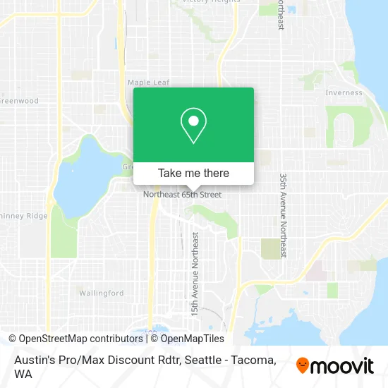 Mapa de Austin's Pro/Max Discount Rdtr