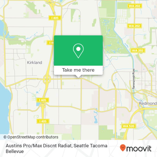 Mapa de Austins Pro/Max Discnt Radiat