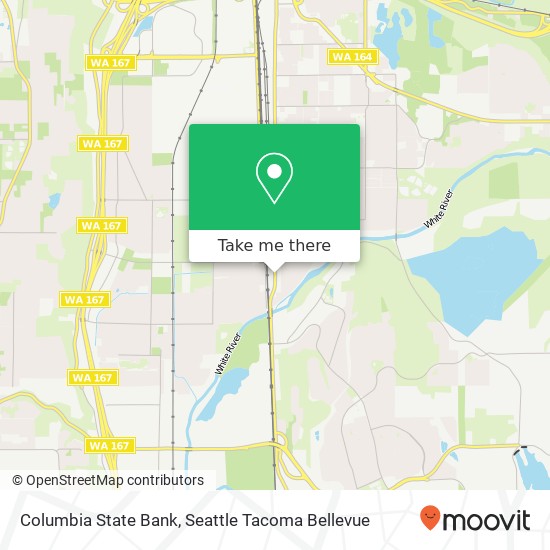 Columbia State Bank map