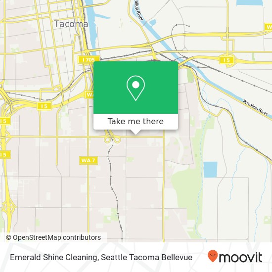 Emerald Shine Cleaning map
