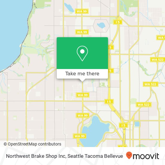 Northwest Brake Shop Inc map