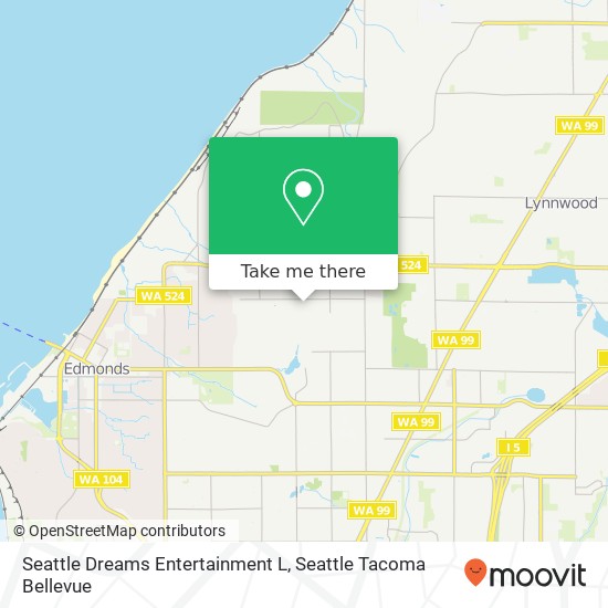 Mapa de Seattle Dreams Entertainment L