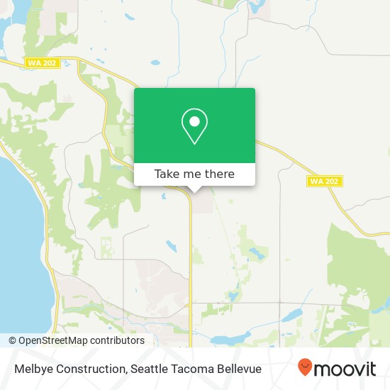 Melbye Construction map