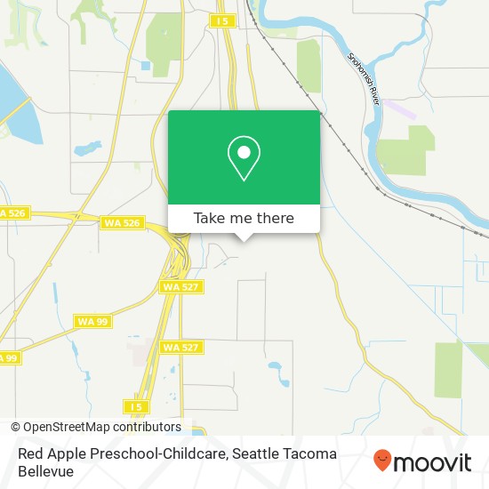 Mapa de Red Apple Preschool-Childcare