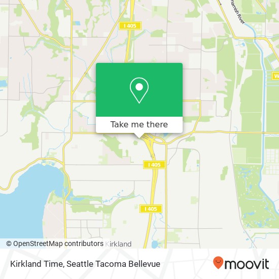 Mapa de Kirkland Time