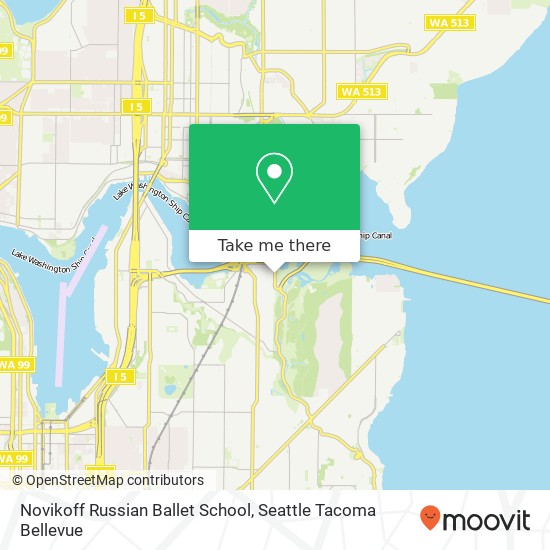 Mapa de Novikoff Russian Ballet School