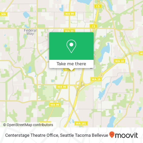 Centerstage Theatre Office map