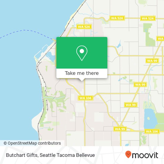 Butchart Gifts map