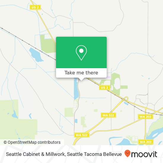 Mapa de Seattle Cabinet & Millwork