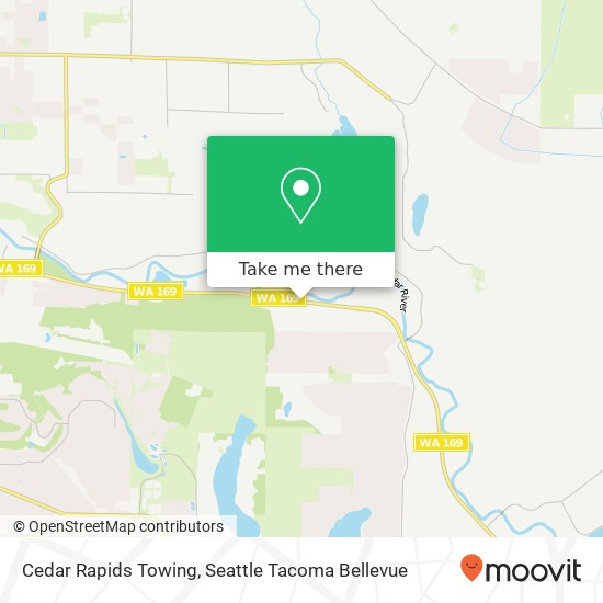 Mapa de Cedar Rapids Towing