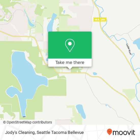 Jody's Cleaning map