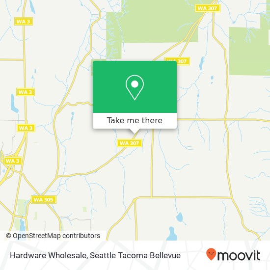 Hardware Wholesale map