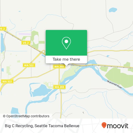 Big C Recycling map