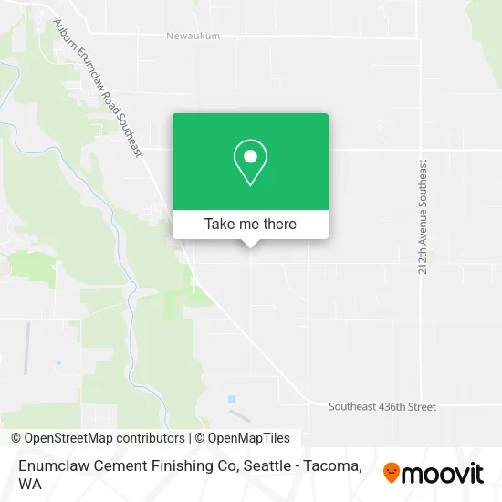Enumclaw Cement Finishing Co map