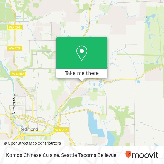 Mapa de Komos Chinese Cuisine