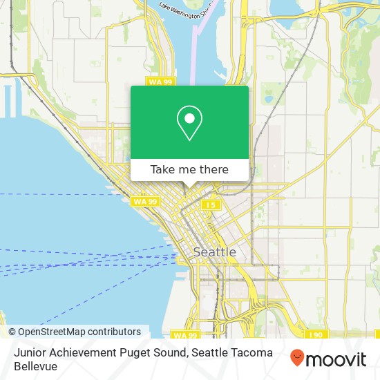 Mapa de Junior Achievement Puget Sound