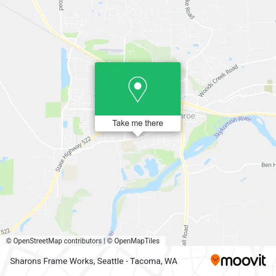 Mapa de Sharons Frame Works