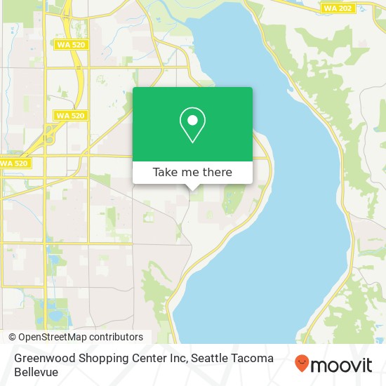 Mapa de Greenwood Shopping Center Inc