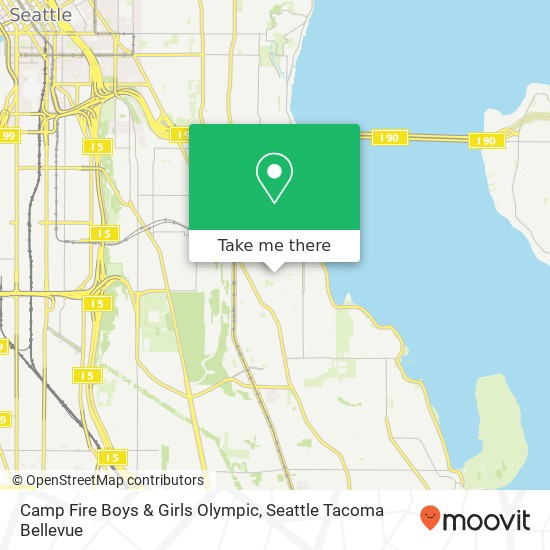 Camp Fire Boys & Girls Olympic map