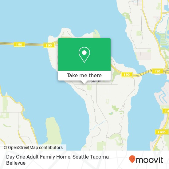 Day One Adult Family Home map