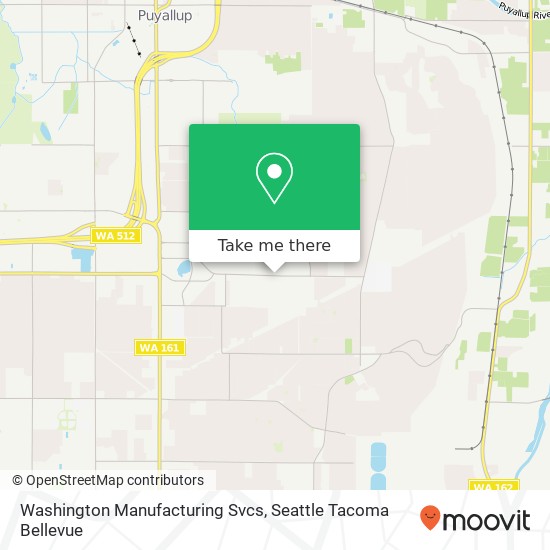 Mapa de Washington Manufacturing Svcs