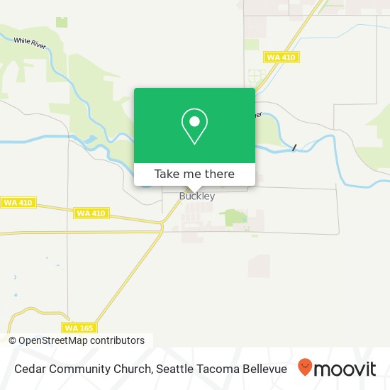 Mapa de Cedar Community Church