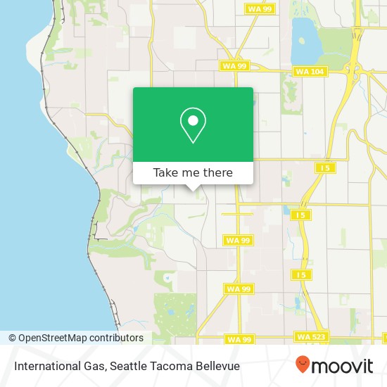 International Gas map