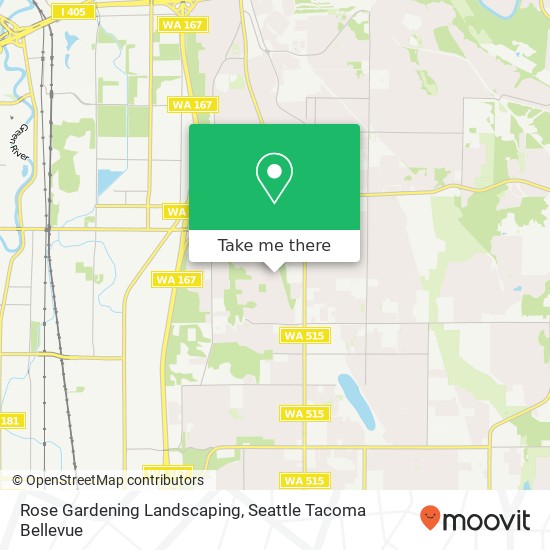 Rose Gardening Landscaping map